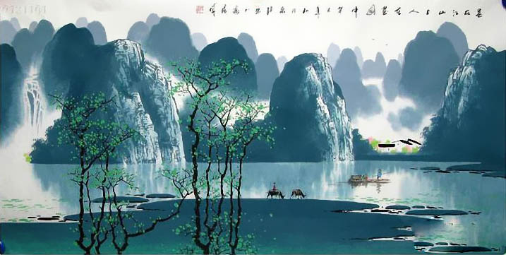 张泉踪·四尺田园风光山水.jpg